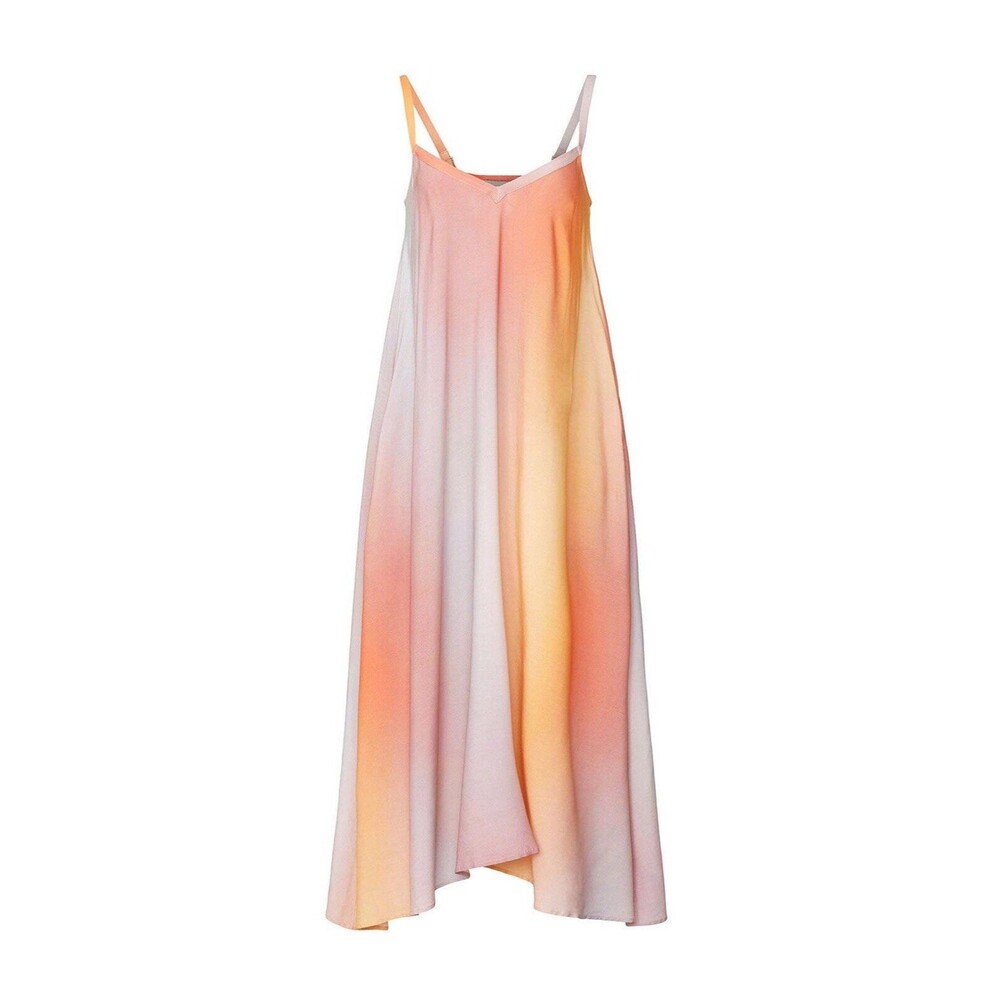 VEDA fiesta Sunset Ombré Maxi Dress Size Small - Picture 2 of 15